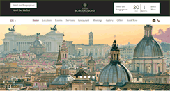 Desktop Screenshot of hotelborgognoni.com